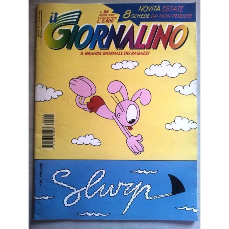 Il Giornalino anno LXXIV n. 26 - 5 luglio 1998 * ed. San Paolo