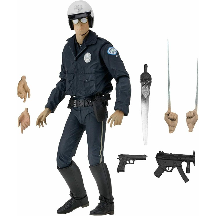 Ultimate T-1000 Motorcycle Cop Terminator Judgment Day Action Fig 17cm NECA Gd07