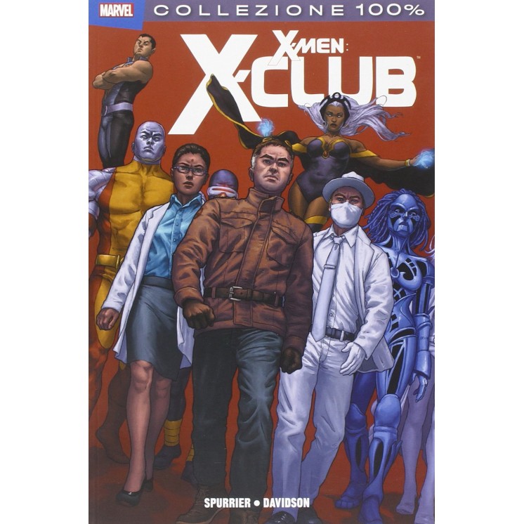 Collezione 100% : X Men X Club di Davidson NUOVO ed.Panini SU25