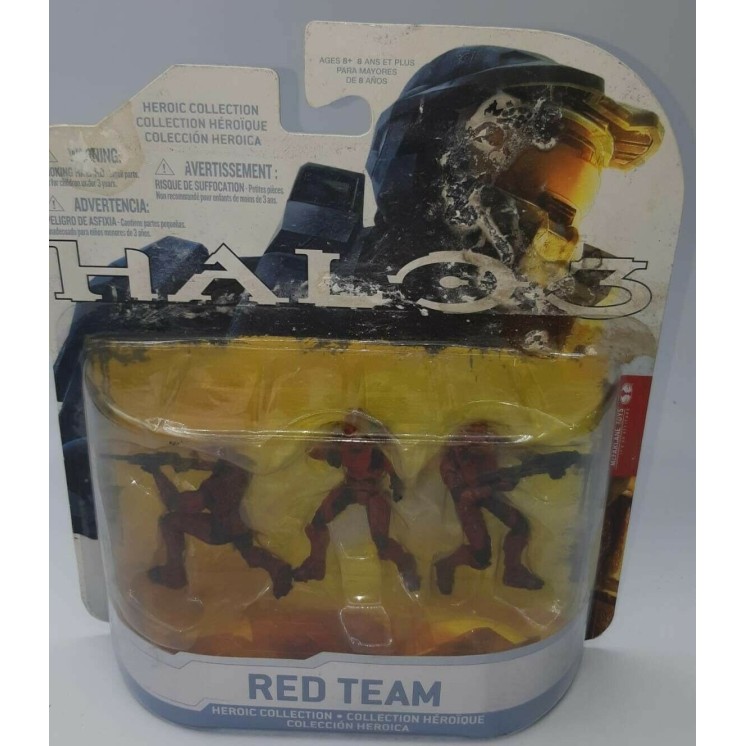 McFarlane Toys Halo 3 Heroic Collection Red Team figure 6cm Gd18