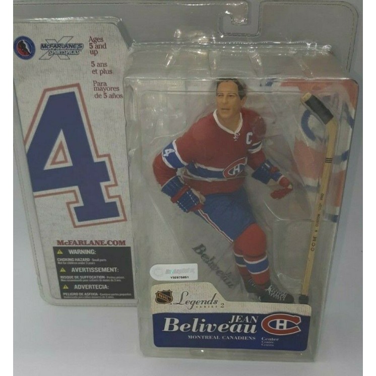 Jean Beliveau McFarlane Hockey NHL Legends Series 2 Montreal Canadiens Gd18