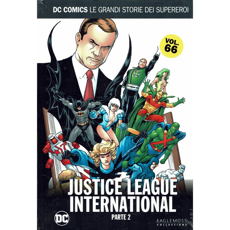 Dc Comics grandi storie 66: Justice League Internat. 2 ed.Eaglemoss NUOVO SU22