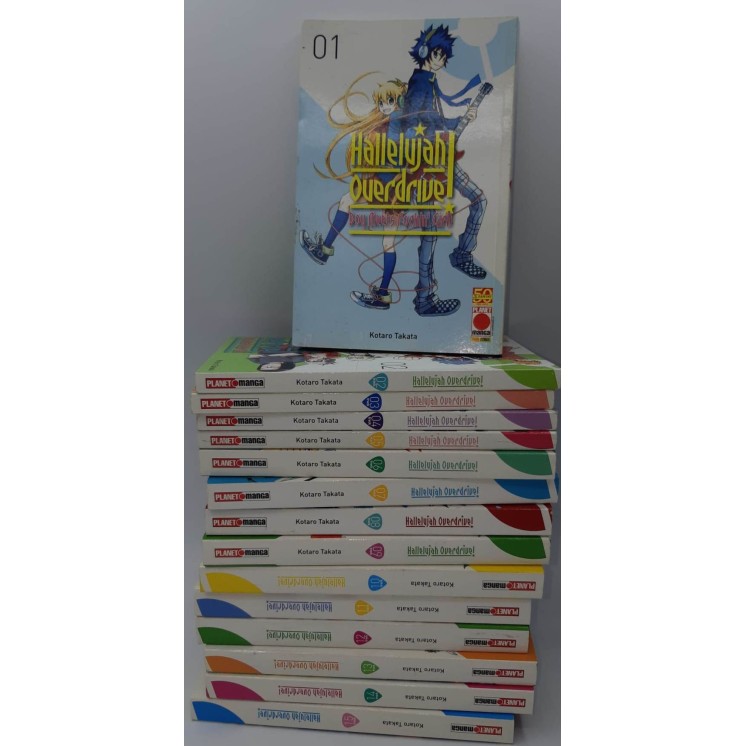 Hallelujah Overdrive 1/15 serie COMPLETA di Kotaro Takata ed.Panini 