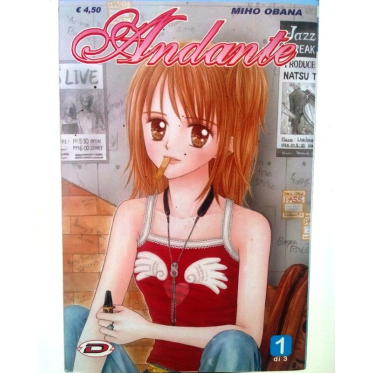 Andante 1/3 serie COMPLETA di Miho Obata aut.Rossana ed. Dynit SC08