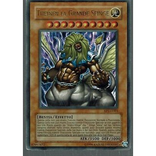 Y0147 YU-GI-OH! Theinen la Grande Sfinge EP1-IT001 ULTRA RARE EX