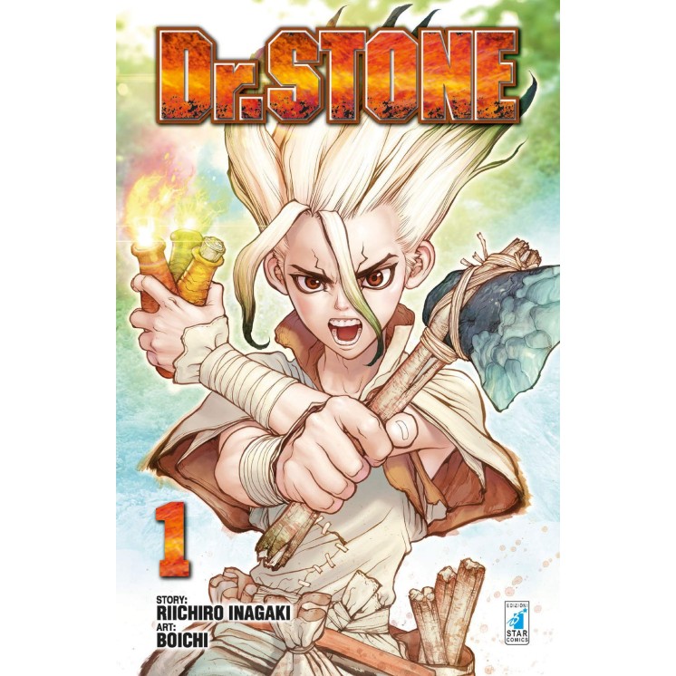 Dr. Stone  1 di R.Inagaki e Boichi ed.Star Comics NUOVO
