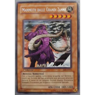 Y0168 YU-GI-OH! Mammoth dalle Grandi Zanne 1a ed. FET-IT015 RARA EX