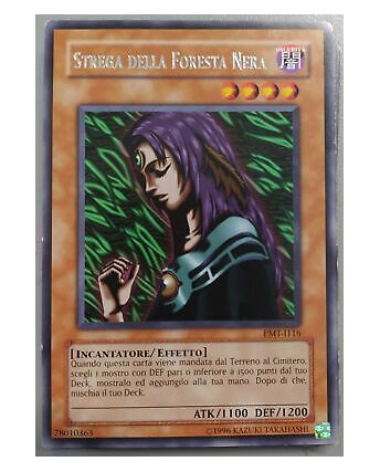 Y0171 YU-GI-OH! Strega della Foresta Nera PMT-IT16 RARA EX