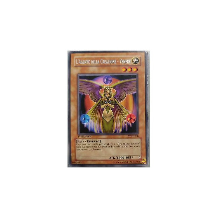 Y0173 YU-GI-OH! L'Agente della Creazione - Venere 1a ed. AST-IT008 RARA EX