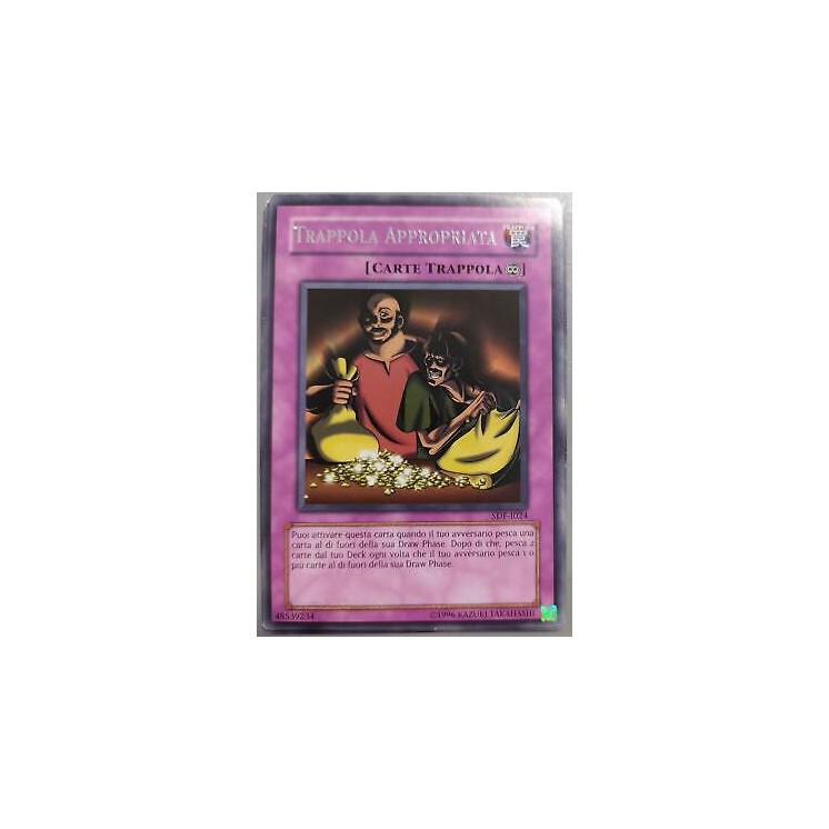 Y0184 YU-GI-OH! Trappola Appropriata SDF-I024 RARA EX