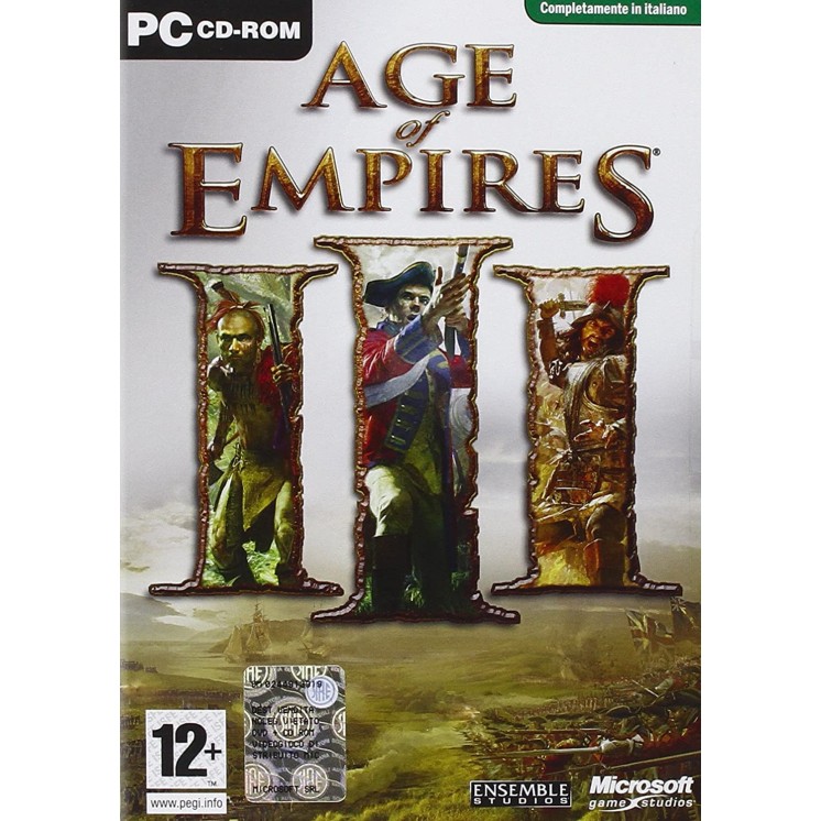 VIDEOGIOCO per PC: Age's of Empire III 3  12+ Microsoft 