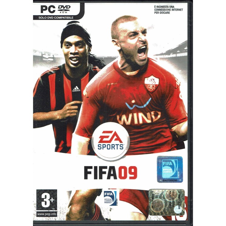 VIDEOGIOCO per PC: FIFA 09 3+ ITA EA Sports 