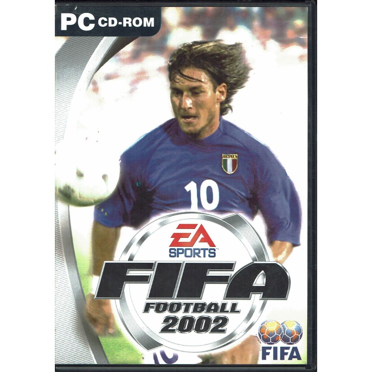 VIDEOGIOCO per PC: FIFA Football 2002 cover TOTTI EA Sports ITA
