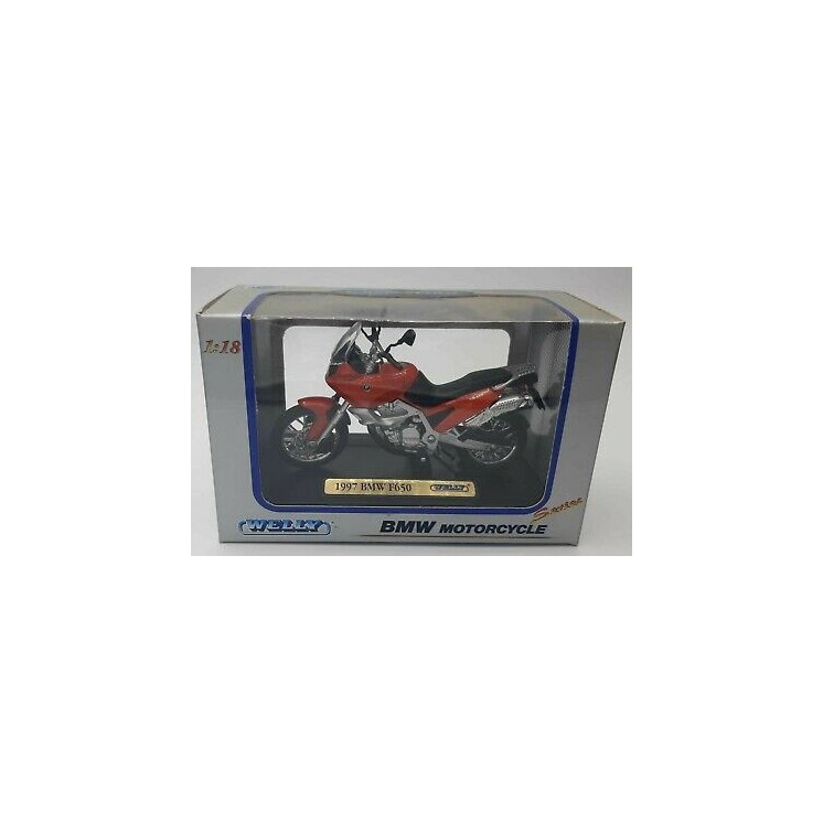 Metal Die cast 1/18 BMW F650 BMW Motorcycle Series NUOVO BOX Gd14