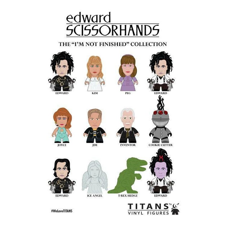 Edward Mani di forbici Not Finished Coll. Random Mini-Figure by Titan M.Gd13