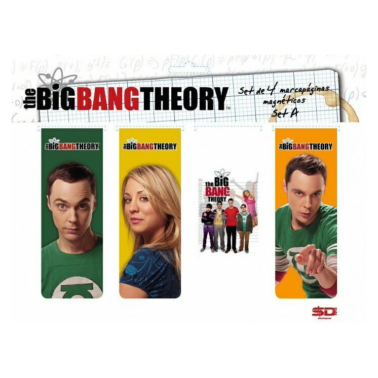 SD Toys the BING BANG THEORY set A Segnalibri Magnetici 11cm Gd13