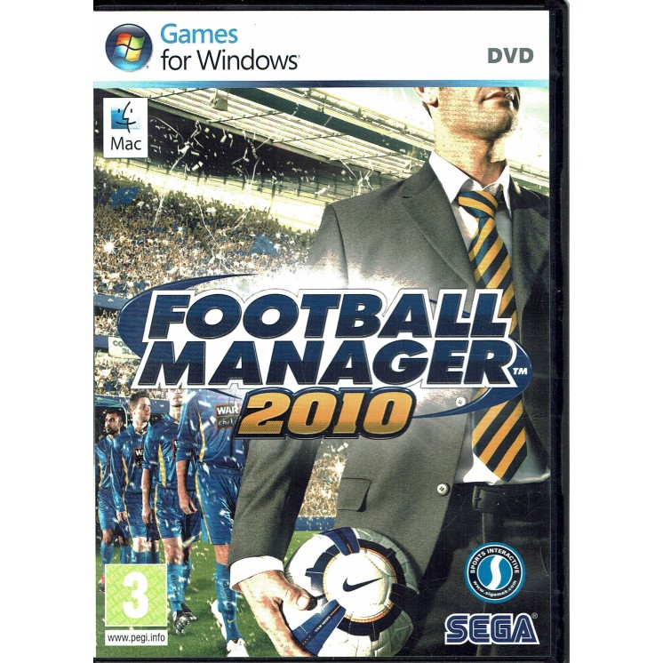 VIDEOGIOCO per PC: FOOTBALL manager 2010 SEGA 3+ ITA