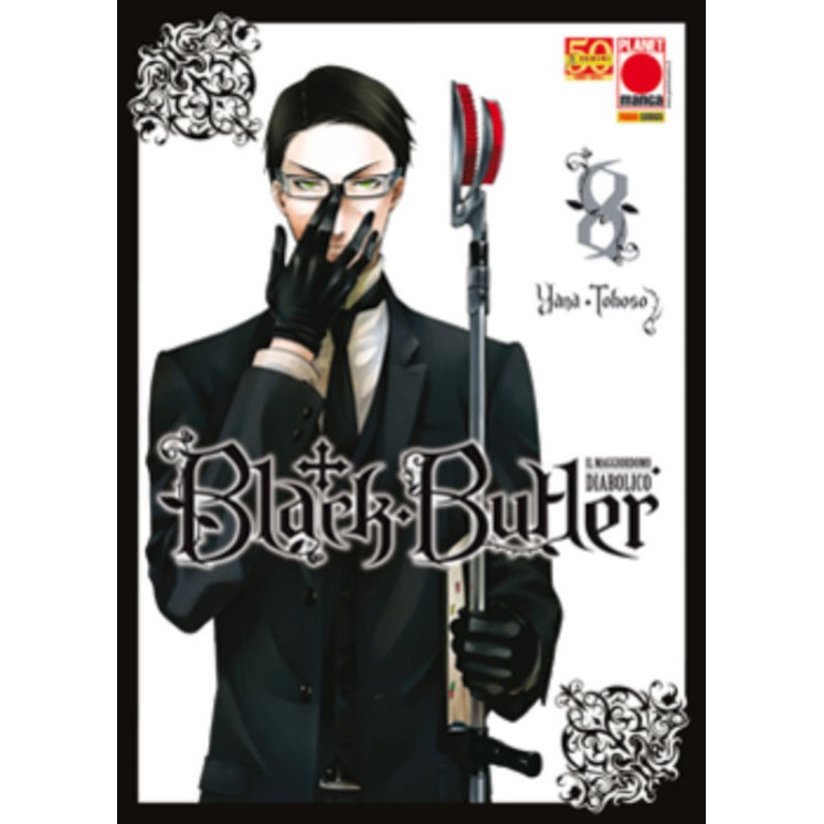 Black Butler n. 8 di Yana Toboso Kuroshitsuji ristampa ed.Panini 