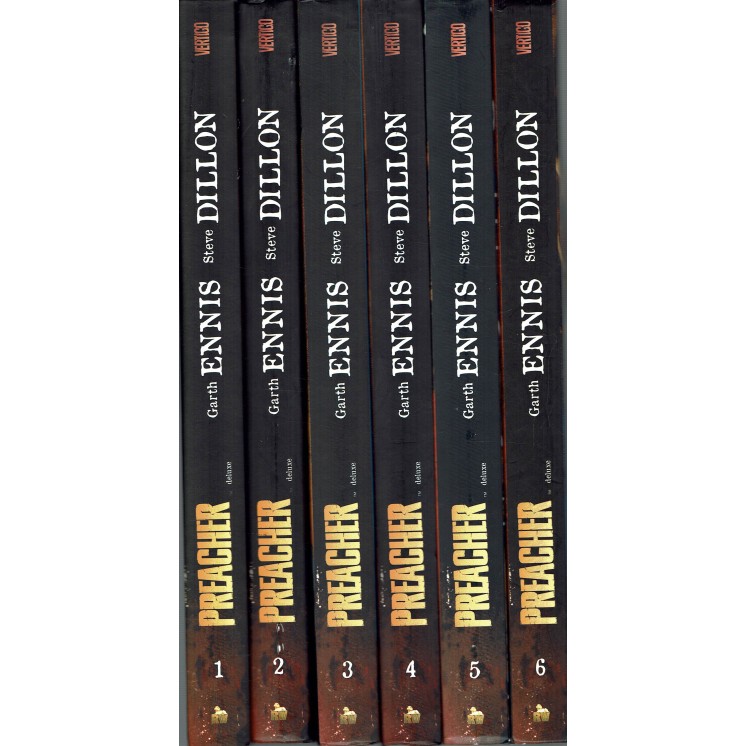 PREACHER Deluxe 1/6 serie COMPLETA di Garth Ennis ed.LION NUOVO FU12