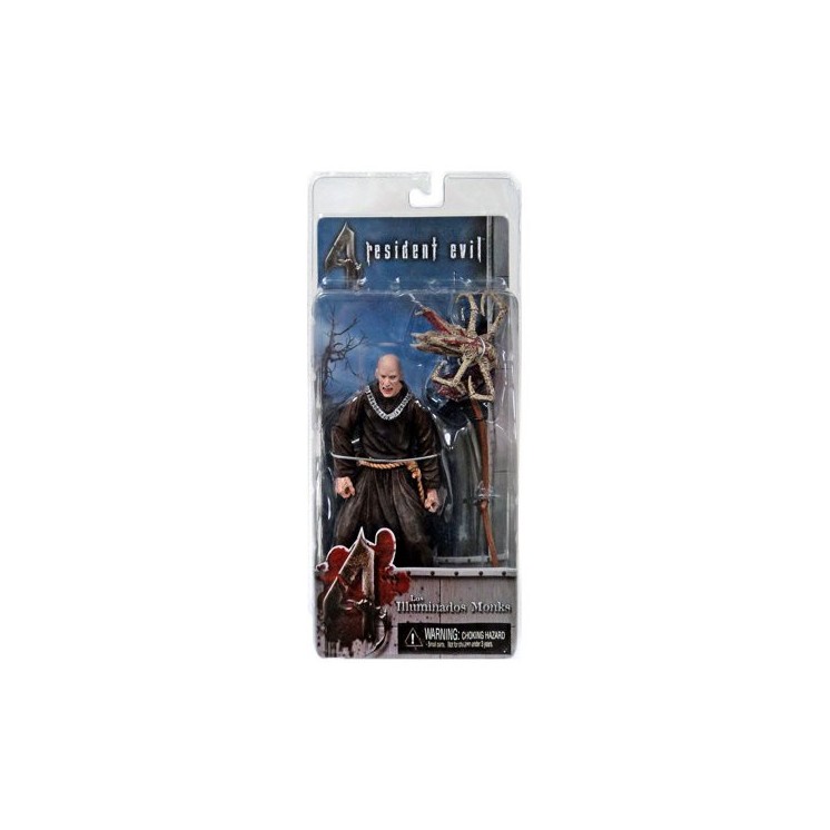 FIGURE RESIDENT EVIL 4 Serie 4 Los Illuminados Monks Capcom Neca 2006 NUOVA Gd08