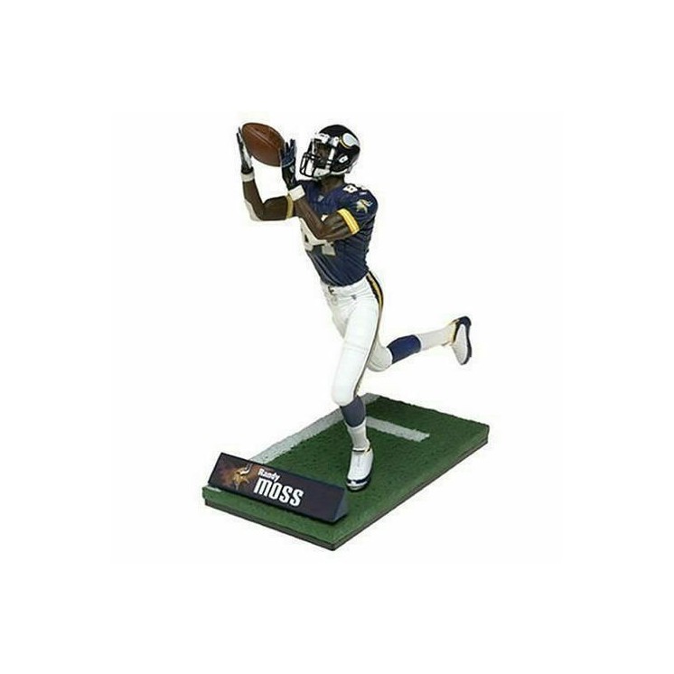 NFL Football 12" Randy Moss Series 2 Action Figure Vikings McFarlane NUOVO Gd33