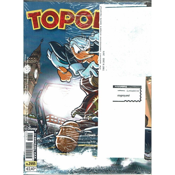 Topolino n.2955 BLISTERATO da abbonamento  Walt Disney Italia