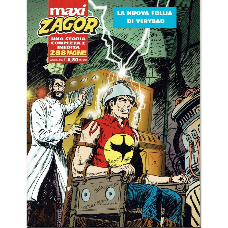 Maxi Zagor  25 la nuova follia di Verybad di Burattini Ferri ed. Bonelli 