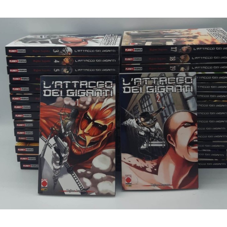 L'Attacco dei Giganti 1/31 seq. COMPLETA 1/15 ristampa di Isayama ed.Panini