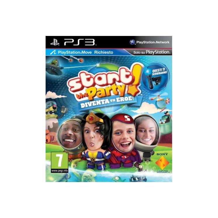 Videogioco per PS3: Start the PArty diventa eroe Playstation MOVE 7+