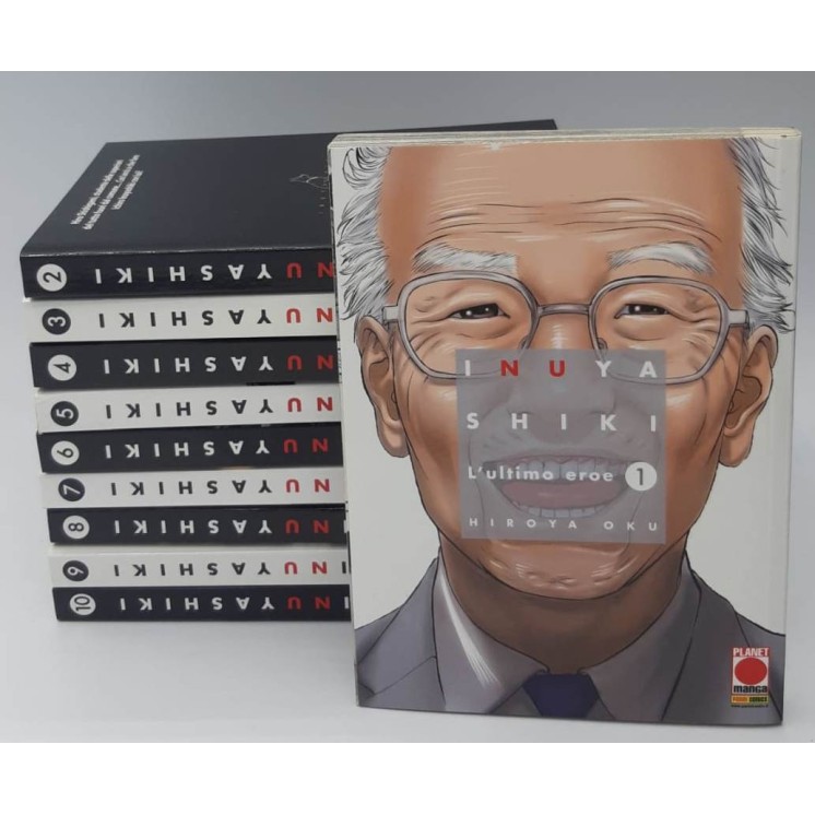 INUYA SHIKI L'ultimo eroe 1/10 serie COMPLETA 1/4 rist. di Oku ed. PANINI  