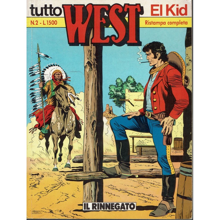 Tutto WEST  2 il rinnegato di Bonelli ed. Daim Press BO02
