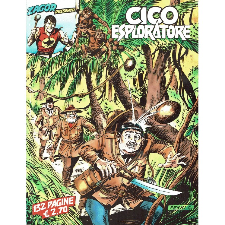 Zagor presenta Cico esploratore di Burattini ed. Bonelli