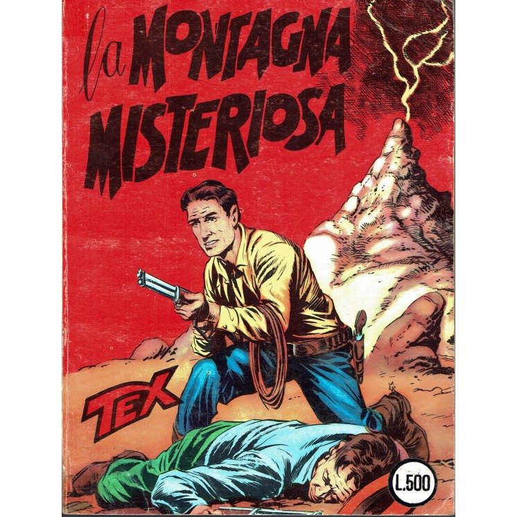 Tex  15 la montagna misteriosa lire 400 ed. Bonelli 