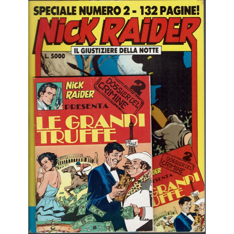 Nick Raider speciale n. 2 il giustiziere della notte con ALLEGATO ed. Bonelli 