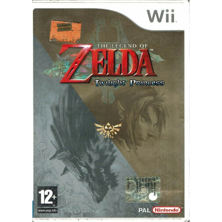 Videogioco WII the Legend of Zelda Twilight P- Pal Nintendo completo libretto 
