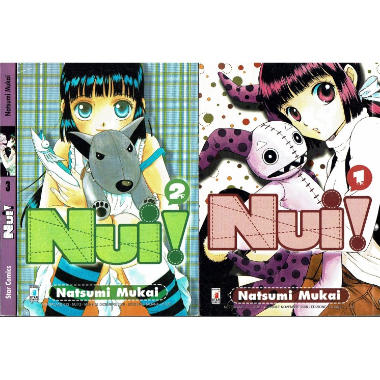 NUI! 1/3 serie COMPLETA di Natsumi Mukai ed. Star Comics