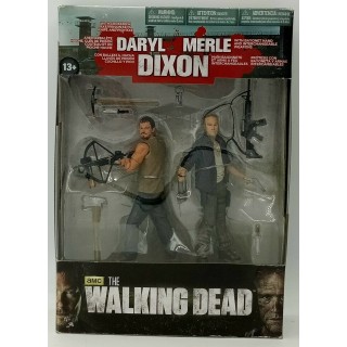 The Walking Dead MERLE & DARYL DIXON Action Figure NUOVA Gd28