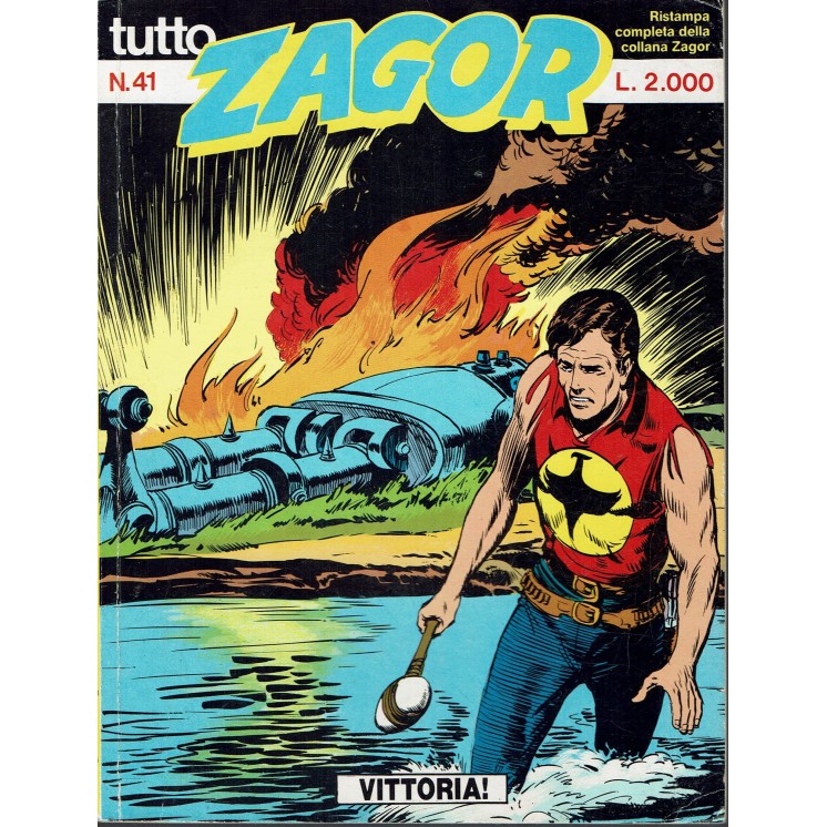 Tutto Zagor n. 41 vittoria! ed. Bonelli