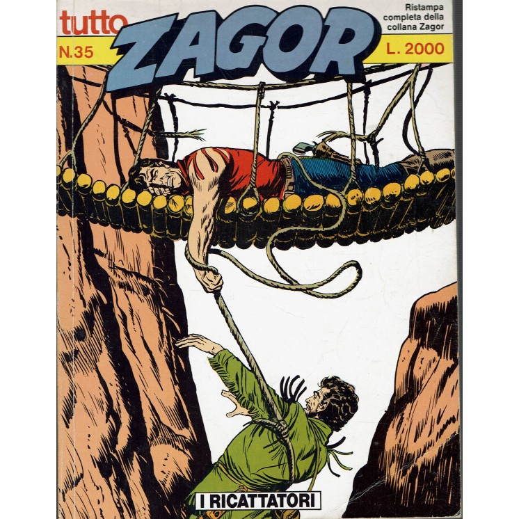 Tutto Zagor n. 35 i ricattatori ed. Bonelli