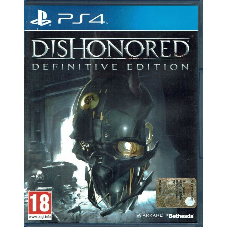Videogioco Playstation 4 DISHONORED DEFINITIVE EDITION SONY PS4 PAL Arkane