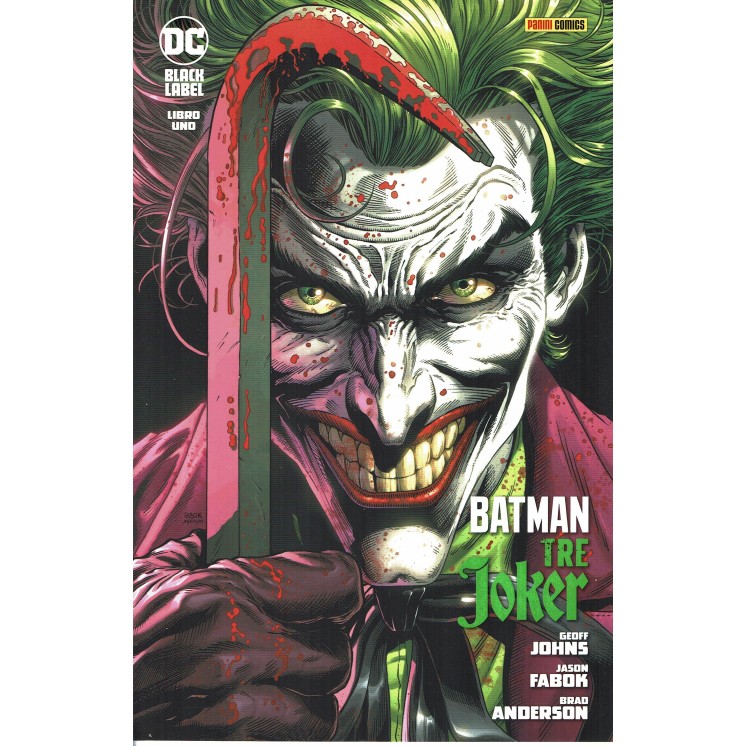 Dc Balck Laber libro uno Batman tre Joker di Johns ed. Panini NUOVO SU20