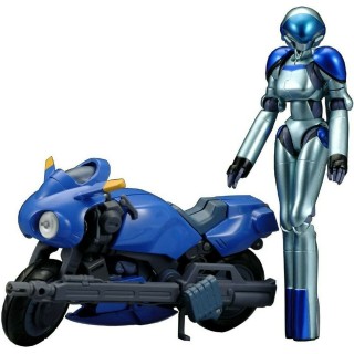  Bubblegum Crisis MOTOSLAVE & SYLIA Action Figure NUOVA Japan import Gd11