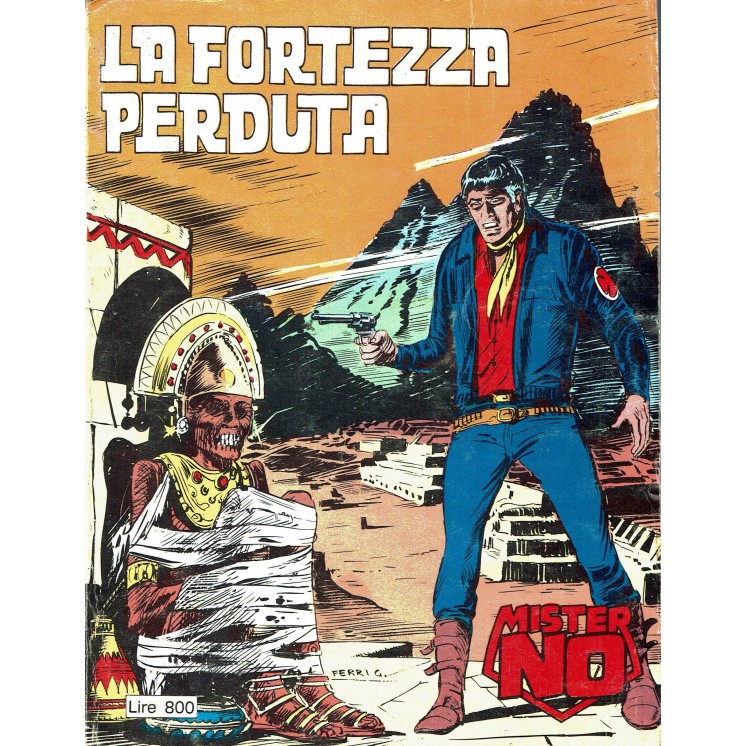 Mister No n. 95 la fortezza perduta di Nolitta ed. Bonelli