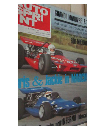 Auto Sprint n.  7 del 1970: Grandi manovre F1 Marche Posche FF03