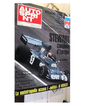 Auto Sprint n. 21 del 1973: Stewart Campione d'Europa FF03