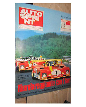 Auto Sprint n. 22 del 1973: Regalo poster guida mondiale F1 '73 FF03