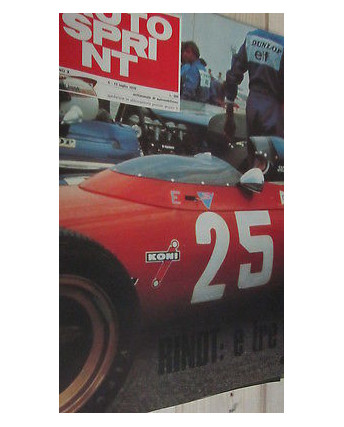 Auto Sprint n. 27 del 1970: Rindt e tre! Gp Francia Ferrari FF03