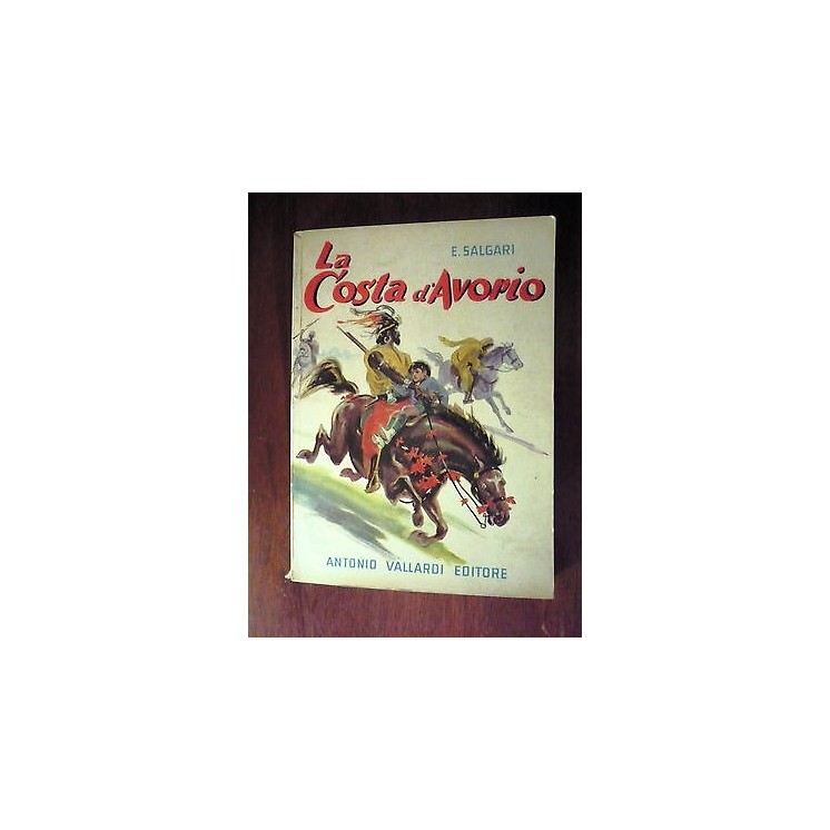 Ed. A. Vallardi milano E. Salgari: La costa d'avorio 1958 A32  6,00€