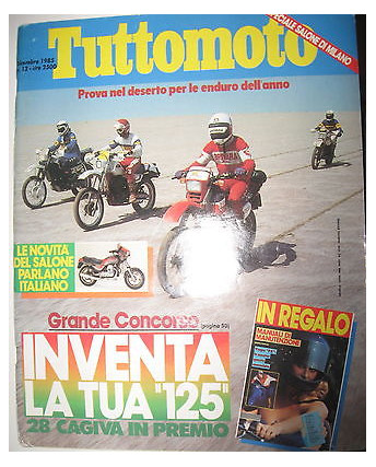 TUTTOMOTO N. 12 Dicembre 1985 125 Cagiva Enduro  