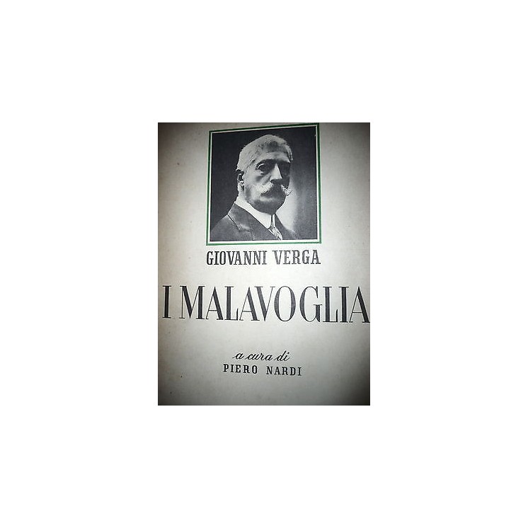 Giovanni Verga: I Malavoglia, Ed.Scolastiche Mondadori A18  3,00€